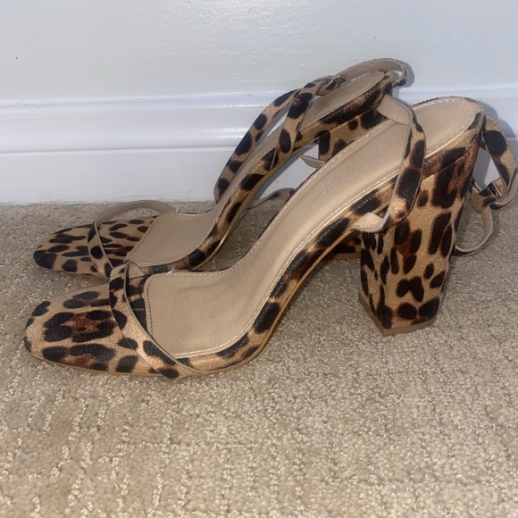 Nasty Gal Cheetah Block Heels - Picture 6 of 6